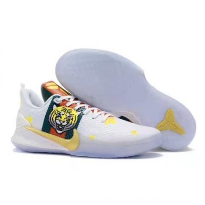 Nike Kobe Mamba Focus Beyaz / Yeşil / Sarı Basketbol Ayakkabısı Türkiye - QZF939D5